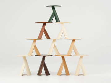 HITO - Round solid wood coffee table by Karl Andersson - view 3